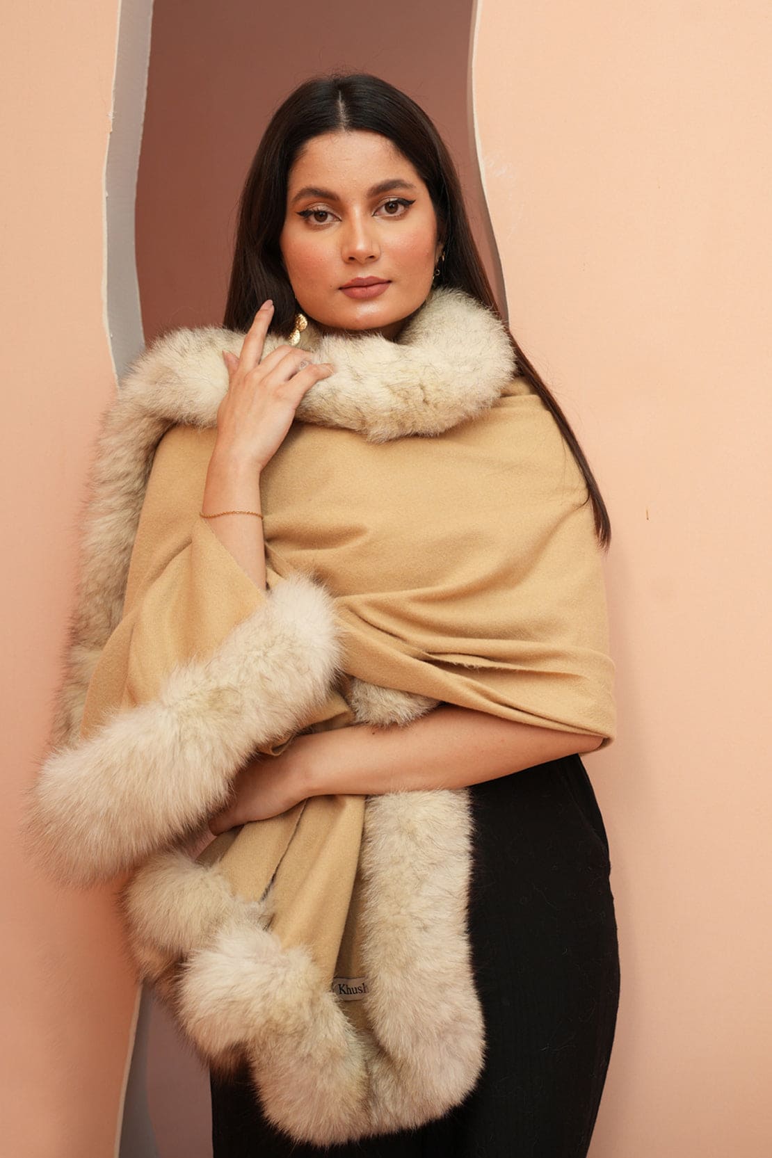 Cream on sale cashmere wrap